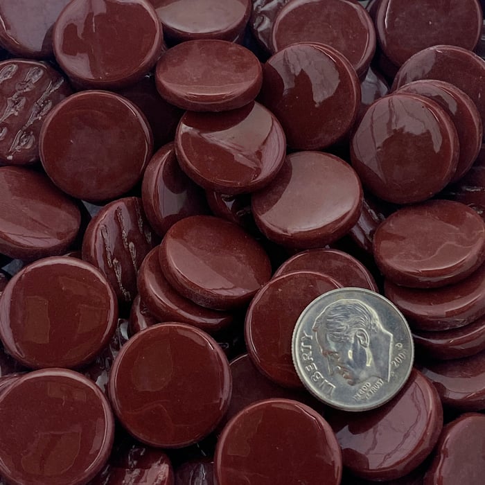 Kismet 18mm Penny Rounds ~ KPR98 Chestnut