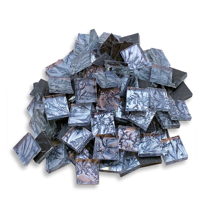 Silver Van Gogh Tile