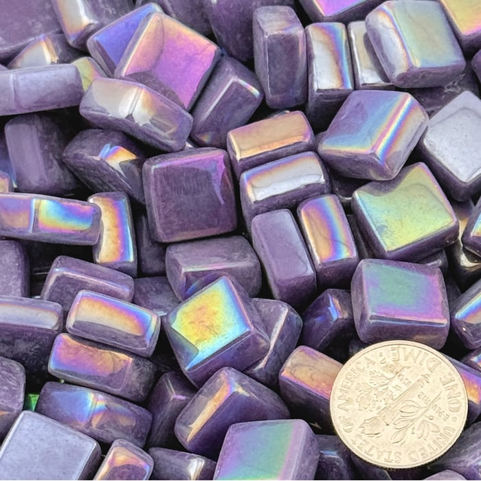 Sweetie Gloss SL62 Iridized Lilac - Iridized Glass Tile
