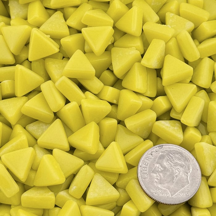 Sweetie Triangles STR50 Lemon - Glass Tile