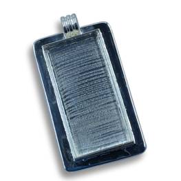 Lipped Rectangular Pendant Bezel