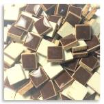 101 Dark Brown, Tiny Tile, Micro mosaic, tiny ceramic tile, High fired Porcelain, Mini tile, Micro collection,