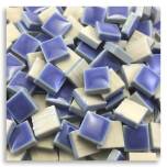 303 Dark Periwinkle, Tiny Tile, Micro mosaic, tiny ceramic tile, High fired Porcelain, Mini tile, Micro collection