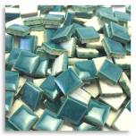 501-B Dark Teal, Tiny Tile, Micro mosaic, tiny ceramic tile, High fired Porcelain, Mini tile, Micro collection,