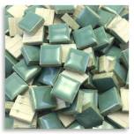 Tiny Tile, Micro mosaic, tiny ceramic tile, High fired Porcelain, Mini tile, Micro collection, 502b Light teal tile