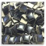 901 Black, Tiny Tile, Micro mosaic, tiny ceramic tile, High fired Porcelain, Mini tile, Micro collection,