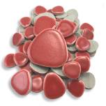 pebble tile, brookstone, porcelain, mosaic, high fired, stone, BP-15 Red