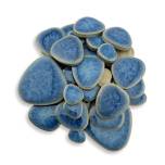 pebble tile, brookstone, porcelain, mosaic, high fired, stone, BP-21 Night Sea