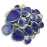 pebble tile, brookstone, porcelain, mosaic, high fired, stone, BP-38 blue water