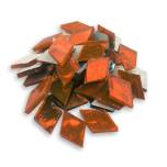 Diamond Orange Mirror Tile