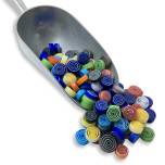 Fire-Polished Millefiore -Bullseye Mix