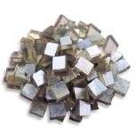 Flat White Gold Smalti on Champagne Glass