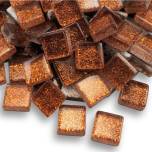 glitter tile, tiny glass tile, glitter babies, Mini tile,  copper, 304, mosaic