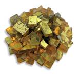 Gold Nails on Clear Glass