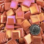 Kismet Iridized 15mm ~ K1S105 Soft Orange