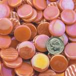 Kismet 18mm Iridized Penny Rounds ~ KPRL105 Soft Orange
