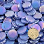 Kismet 18mm Iridized Penny Rounds ~ KPRL62 Periwinkle