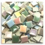 Light & Lovely Mix, Tiny Tile, Micro mosaic, tiny ceramic tile, High fired Porcelain, Mini tile, Micro collection,