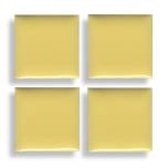Basics  P-91 Medium Yellow Mosaic ceramic  tile  1 Inch