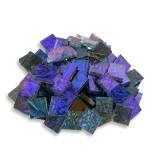 Blue Violet Sparkle Van Gogh Tile