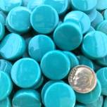 Sweetie Penny Rounds SR54-Turquoise Glass Mosaic