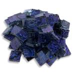 Blue Violet Tapestry Sparkle Van Gogh Tile