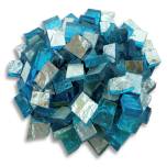 Wavy White Gold Smalti